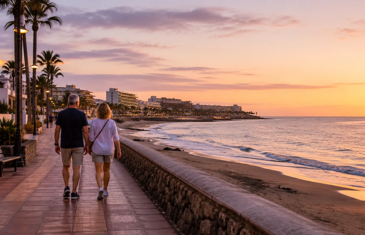 Paseo junto al mar